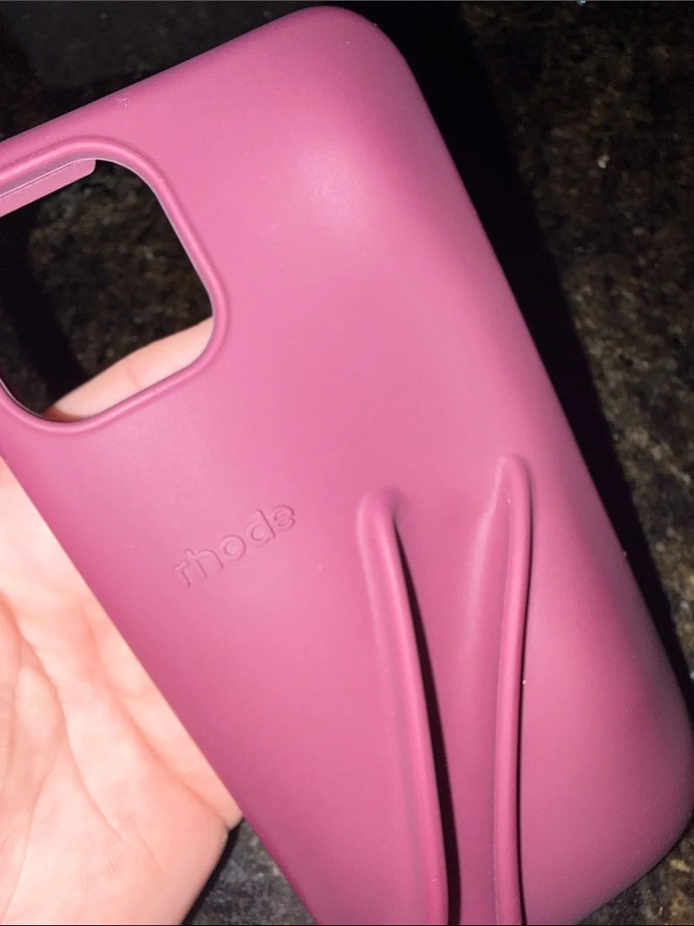 RHODE Silicone Phone Case - Dusty Mauve